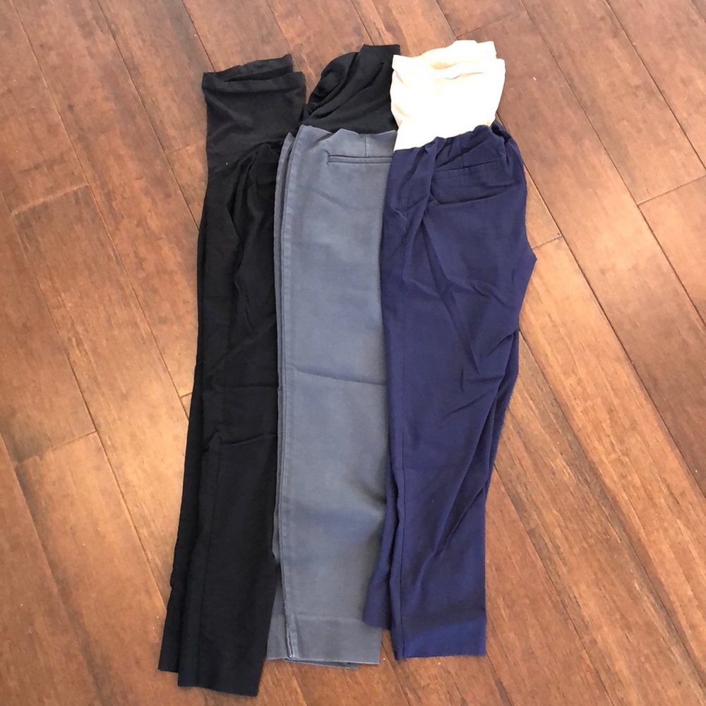 Maternity work pants bundle- size small.